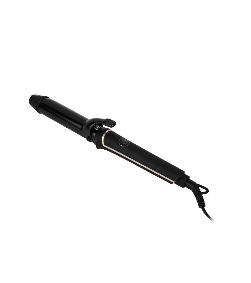 TH7228 Black PVC/Rubber Cable Hair Curler
