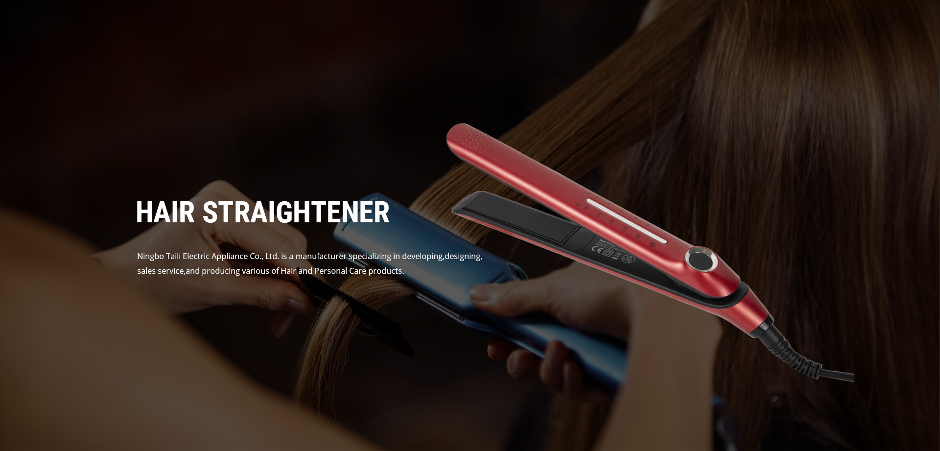 Hair Straightener products banner